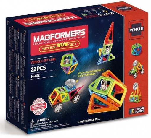 MAGFORMERS - Space Wow Set 22 pezzi set magnetico 274-67