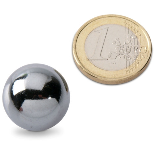 Sfera magnetica / Magnete a sfera Ø 19,0 mm cromo N38 - aderenza 5,7 kg