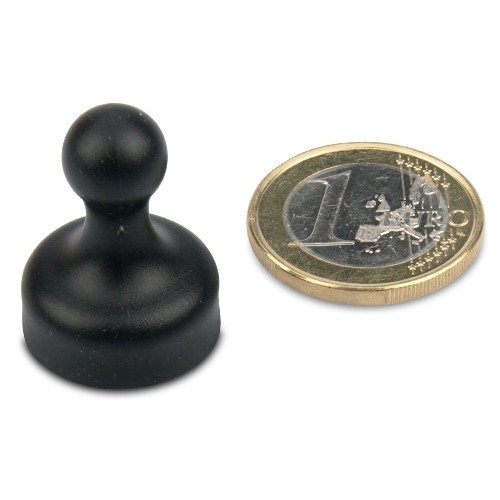 Magnete a cono medio Ø 19 mm con neodimio - aderenza 2,3 kg