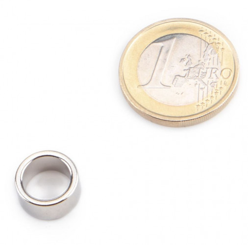 Anello magnetico al neodimio Ø 12,0 x 9,0 x 6,0 mm N45 nichel