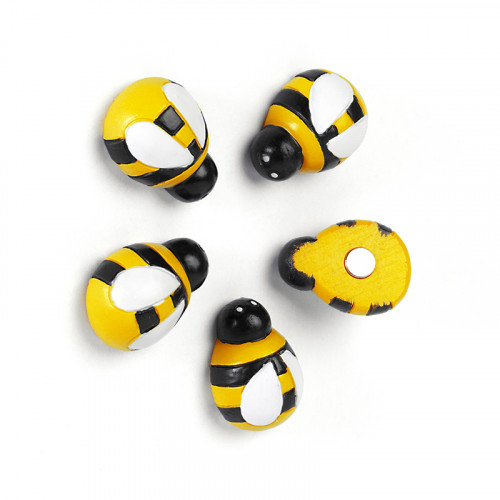 Magneti decorativi HONEY BEE - Set con 5 vivaci api magnetiche