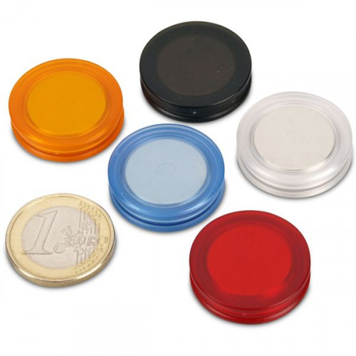 Magnete per lavagna in vetro Ø 25 x 6 mm neodimio, diversi colori