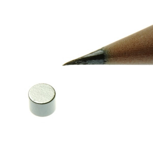 Disco magnetico Ø 4,0 x 3,0 mm N48 nichel - aderenza 550 g