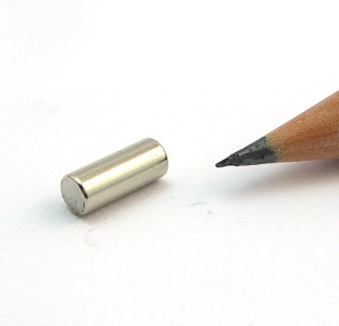 Cilindro magnetico Ø 4,0 x 10,0 mm N45 nichel - aderanza 900 g