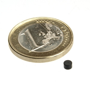 Disco magnetico Ø 3,0 x 2,0 mm N45 Epoxy - aderenza 350 g