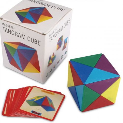 TANGRAM CUBE cubo magnetico, 24 piramidi magnetiche, gioco