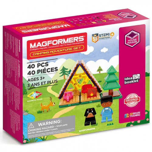 MAGFORMERS - CAMPING ADVENTURE Set 40 pezzi set magnetico 278-84