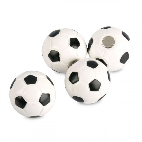 Magneti decorativi calcio - Set con 4 palloni magnetici