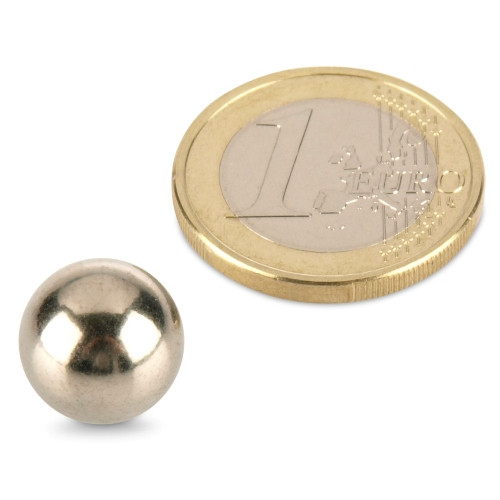 Sfera d'acciaio Ø 12,7 mm nichel - non è un magnete!