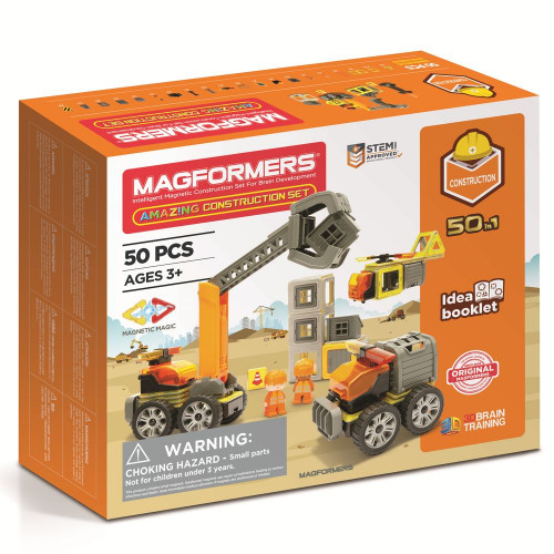 MAGFORMERS - AMAZING CONSTRUCTION Set 50 pezzi set magnetico 278-57