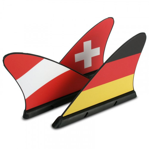 Pinna magnetica da fan Bandiera del paese per auto e co. - Austria